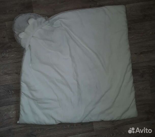 Конверт на выписку зимний+игрушка в подарок