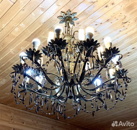 Эксклюзивная люстра из бронзы
