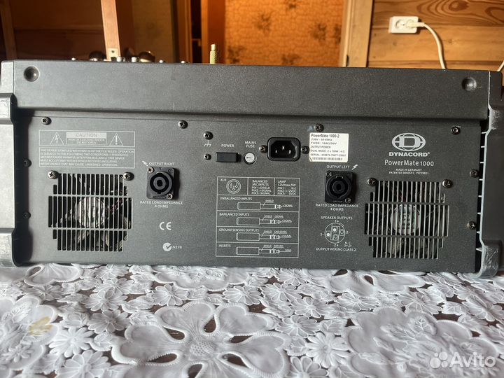 Микшерный пульт dynacord 1000 2