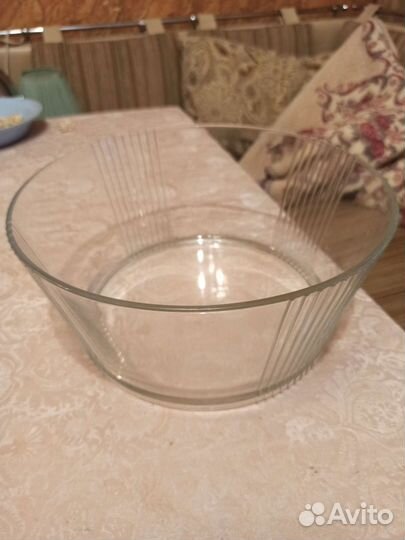 Миска толстое стекло Икеа
