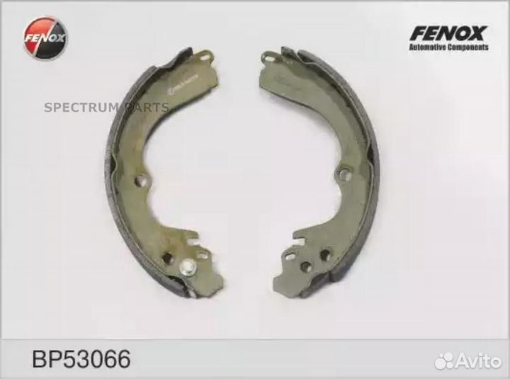 Fenox BP53066 Колодки тормозные барабанные зад пра
