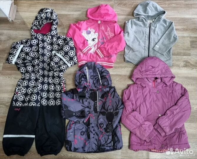 Вещи пакетом фирменная одежда для девочки 104р