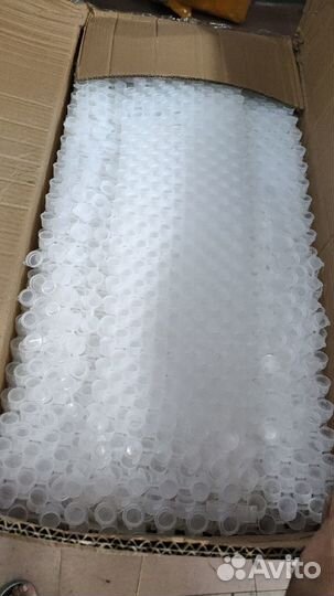 Пластик баночки для рисования, 3 мл. 6 шт спайка