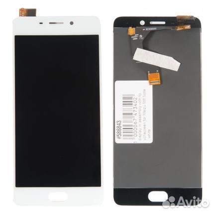 Дисплей в сборе с тачскрином для Meizu M6 Note, бе