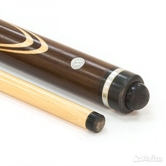 Кий пирамида 2-pc Классика (коричневый граб, граб)