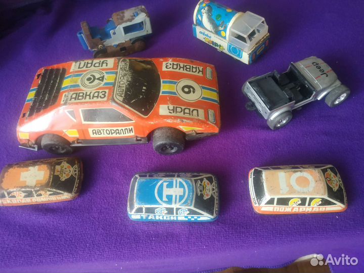 Жестяные машинки СССР. Цена за все