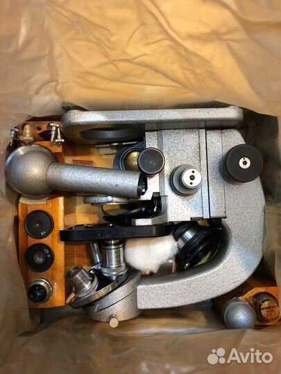 Биологический дорожный микроскоп СССР мбд-1