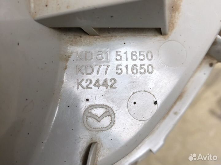 Катафот фонарь заднего бампера Mazda CX-5 2011-17