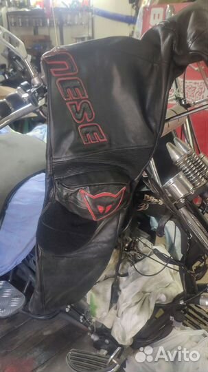 Мотоштаны кожаные мужские dainese