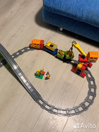 Lego duplo поезд и железная дорога