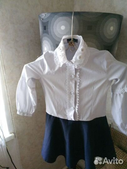 Форма школьная для девочки размер 34 бу