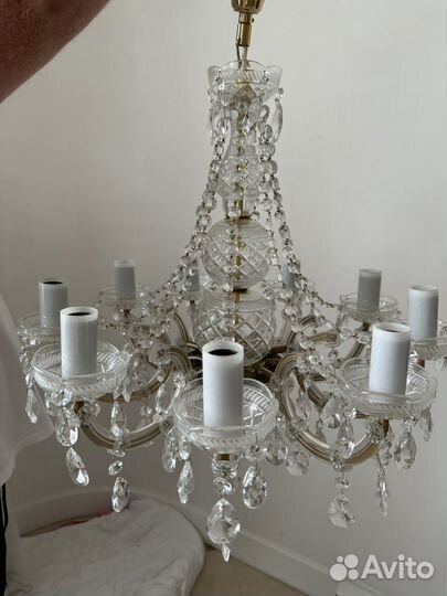 Люстра хрустальная богемия Чехия