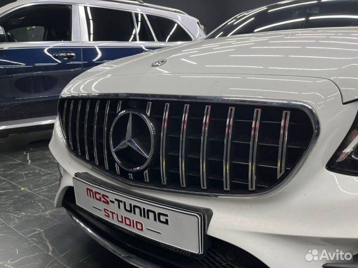 Решетка GT Style Mercedes E-class W213 дорест