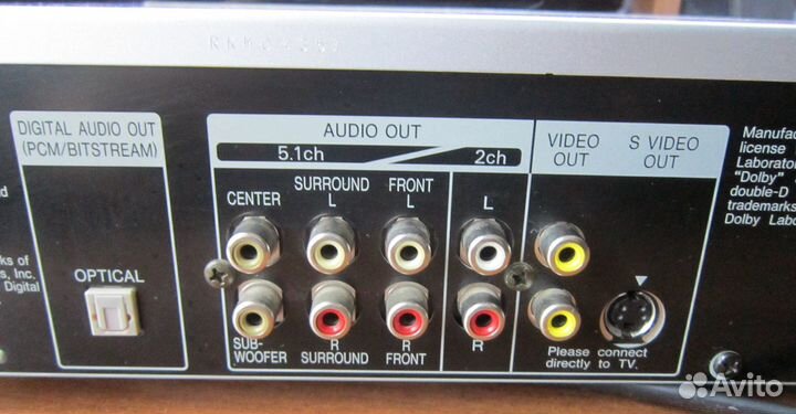 Panasonic DVD CD Audio Player