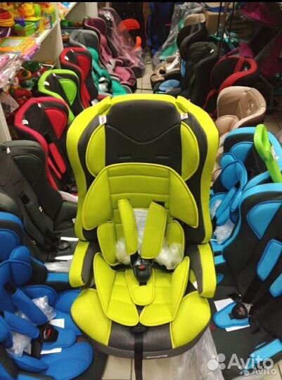 Новое автокресло 9-36 кг (7мес-11лет) Арт.171