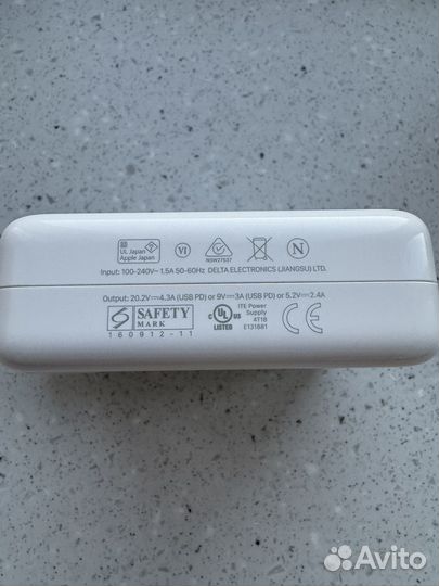 Блок питания Apple 87W USB Type-C