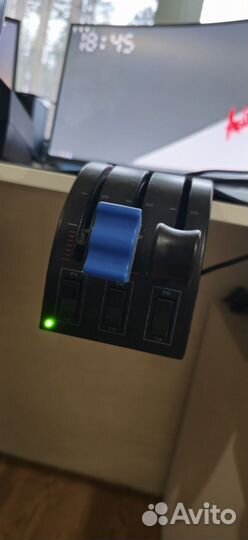 Logitech flight yoke system