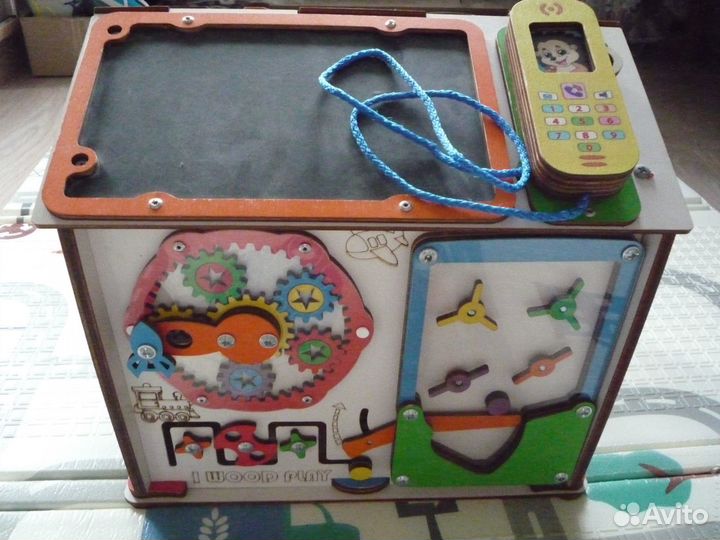 Бизиборд домик со светом