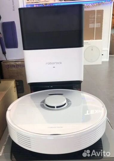 Робот-пылесос Roborock Q7 Max Plus RU,белый/черный