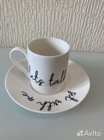 Кофейная чашка с блюдцем Zara Home