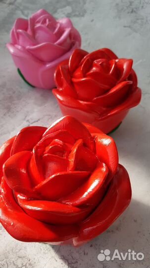 Аромасвеча Роза шкатулка