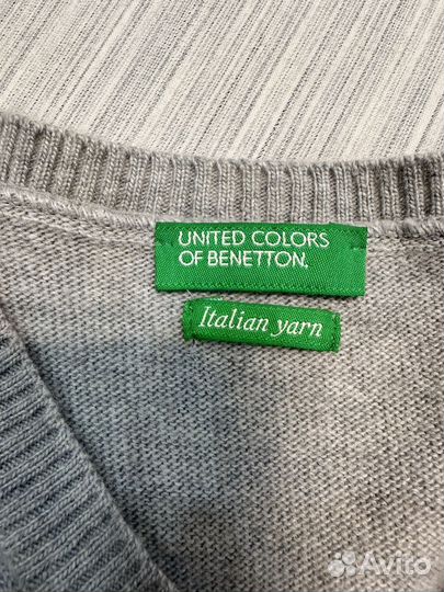 Жилет Benetton для мальчика школьный,рост 160