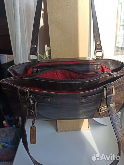 Сумка женская натуральная кожа бу