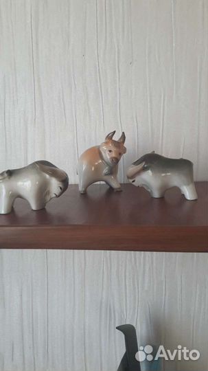 Бык в подарочной бумаге и коробке ифз