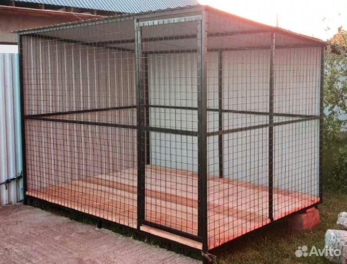 Вольер для кошек из сетки