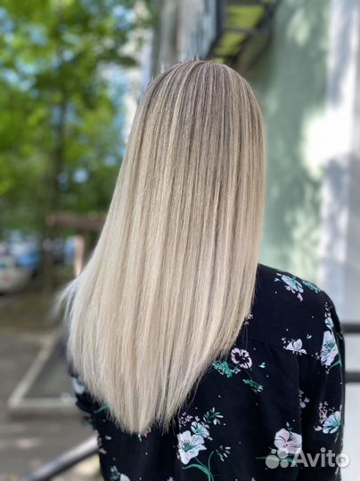 Окрашивание волос, стрижки