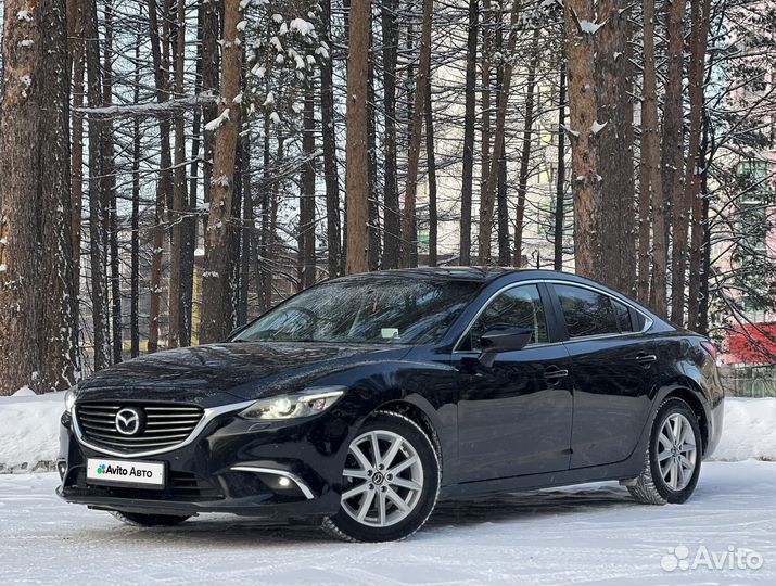Mazda 6 2.5 AT, 2015, 84 700 км