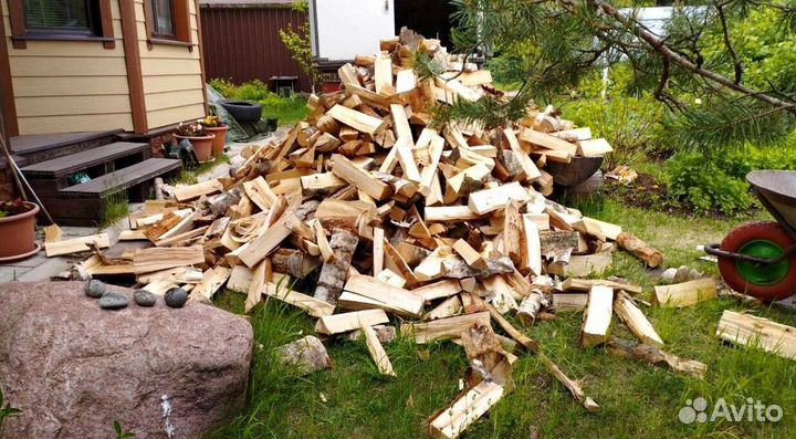 Дрова в укладку любого объема Березовые в Выборге