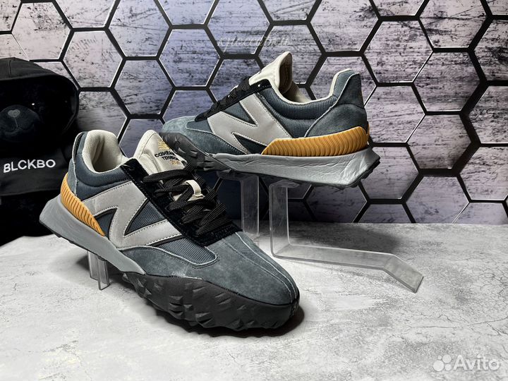 Кроссовки New Balance xc72 серо-желтые