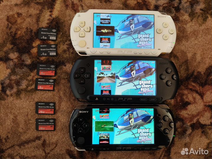 Оригинальные Карты Памяти PSP Memory Stick