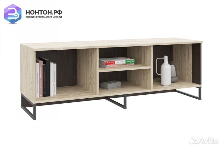 Тв-тумба Дайтон тб-01 дуб кастелло серый / венге