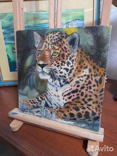 Картина маслом Ягуар