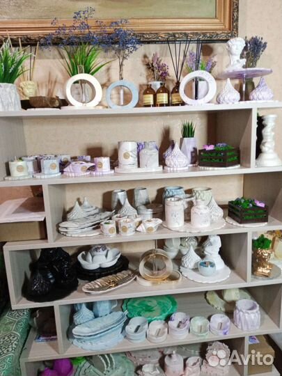 Дек. Изделия из гипса.Шкатулки, вазы, кашпо