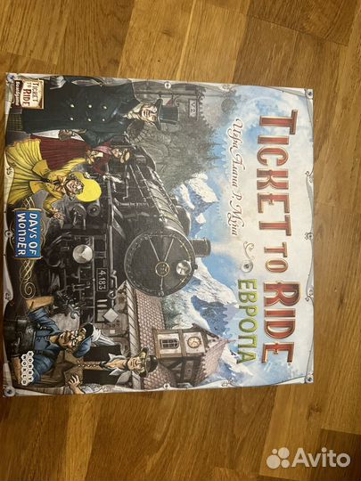 Hobby World Настольная игра Ticket to Ride Европа