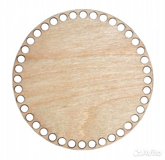 Набор деревянных донышек для вязания корзин 6 штук