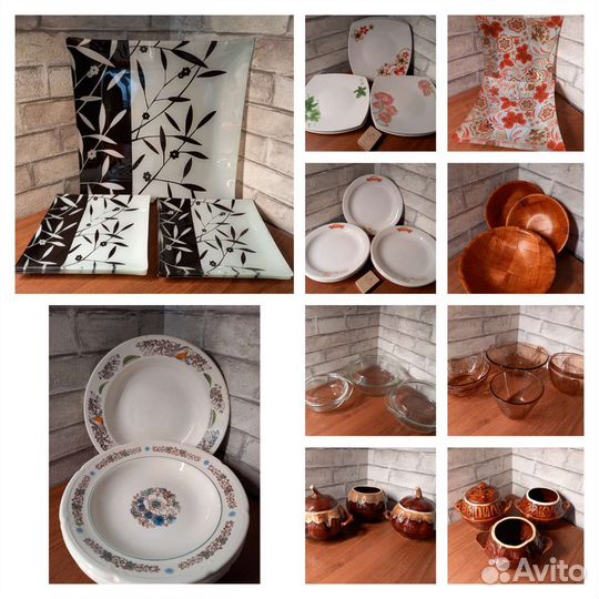Сервиз, тарелки, посуда для запекания