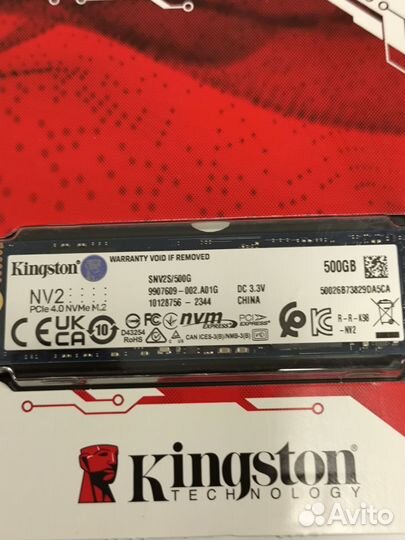 Внутренний SSD Kingston 500GB NV2 (SNV2S/500G)