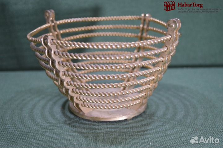 Конфетница сухарница плетеная 