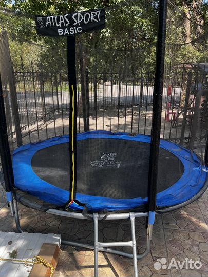 Батут с сеткой