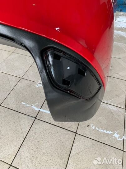 Накладка бампера зад. Porsche Cayenne