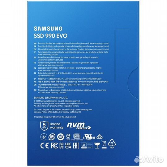 Внутренний SSD-накопитель 1000Gb Samsung #391720