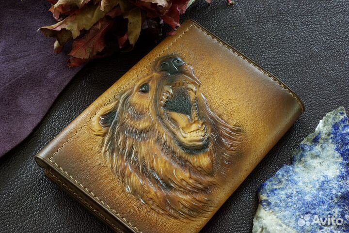 Обложка, портмоне для документов охотника
