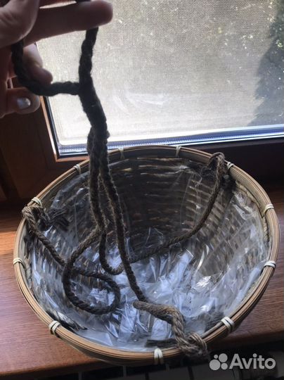 Кашпо подвесное + вазон + подставка 28*13