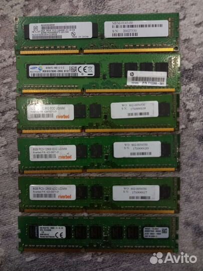 DDR3, ddr3l 8GB ECC Unbuffered, оперативная память