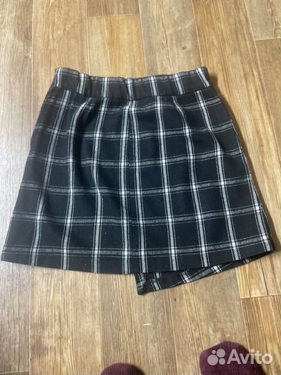 Юбка в клетку мини