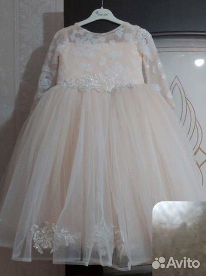 Новогоднее платье для девочки 104